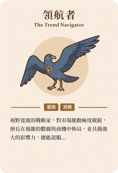 領航者－內在個性的動物角色結果簡介
