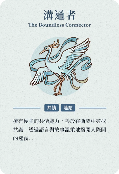 溝通者－內在個性的動物角色結果簡介